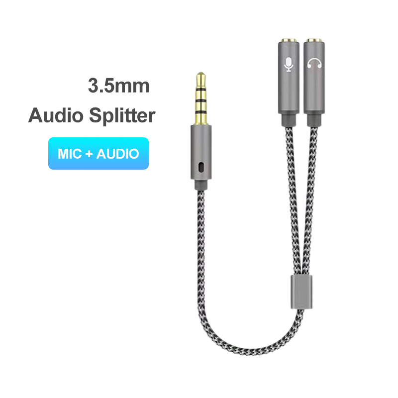 Esports Gaming Splitter - Kulaklık Splitter 3.5mm ses + mikrofon