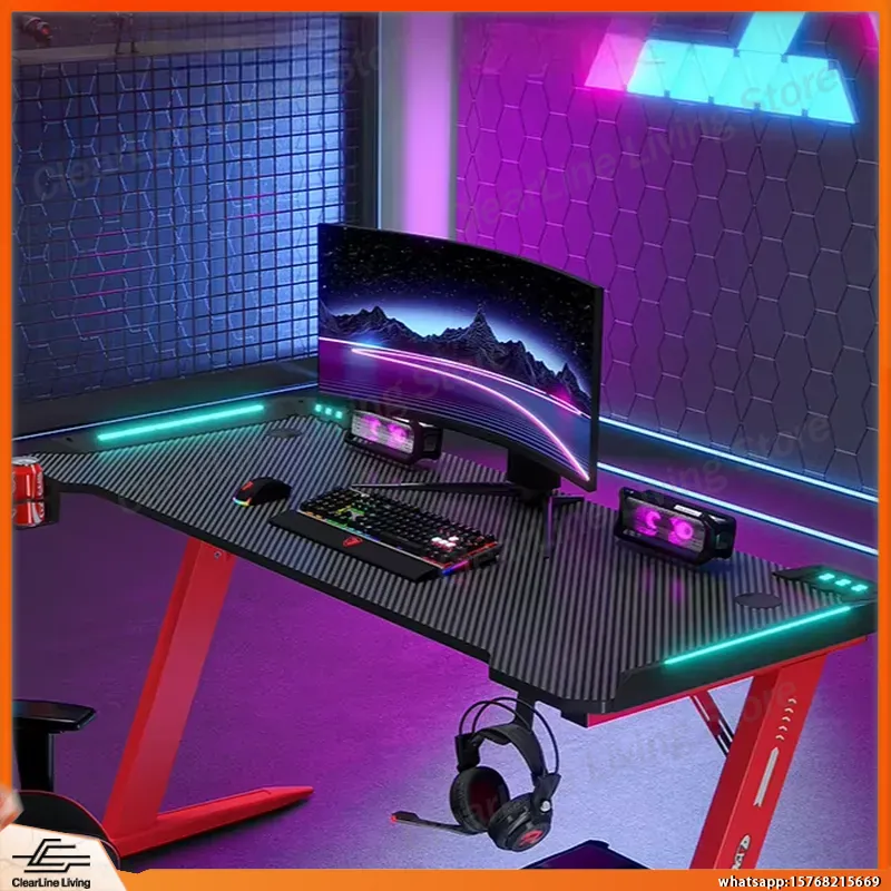 Esports And Gaming Management - Oyun Masası Yüksekliği Ayarlanabilir RGB LED