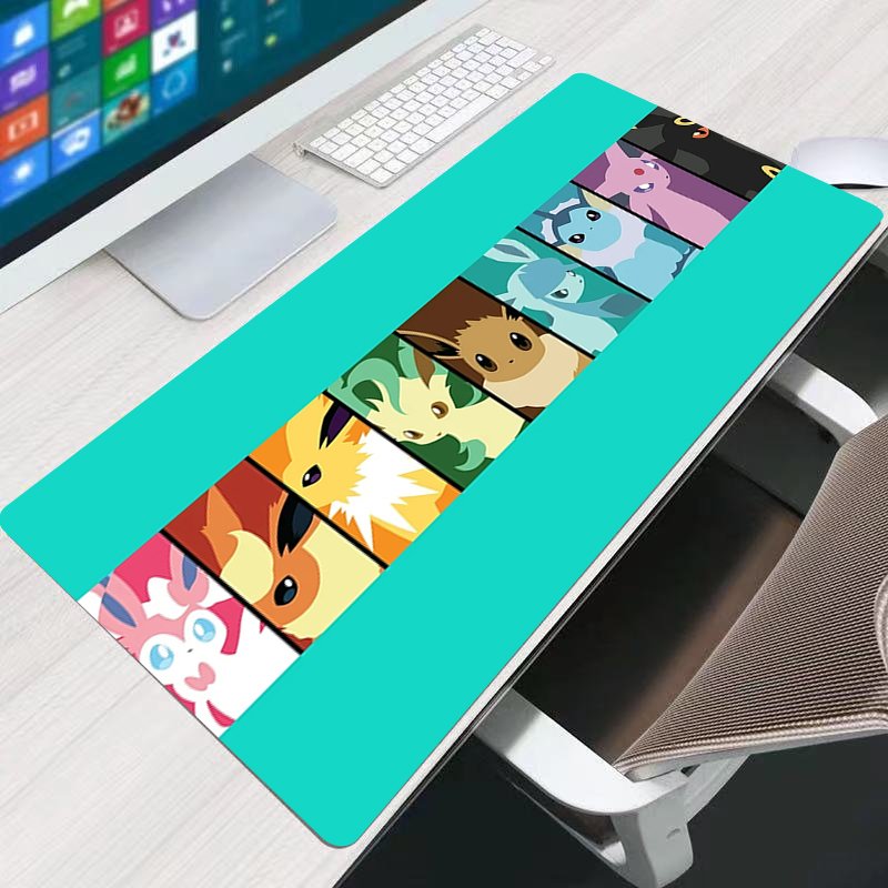 Best Esports Gaming Keyboard - 90x40cm Mouse Pad Pokemon ofis oyun