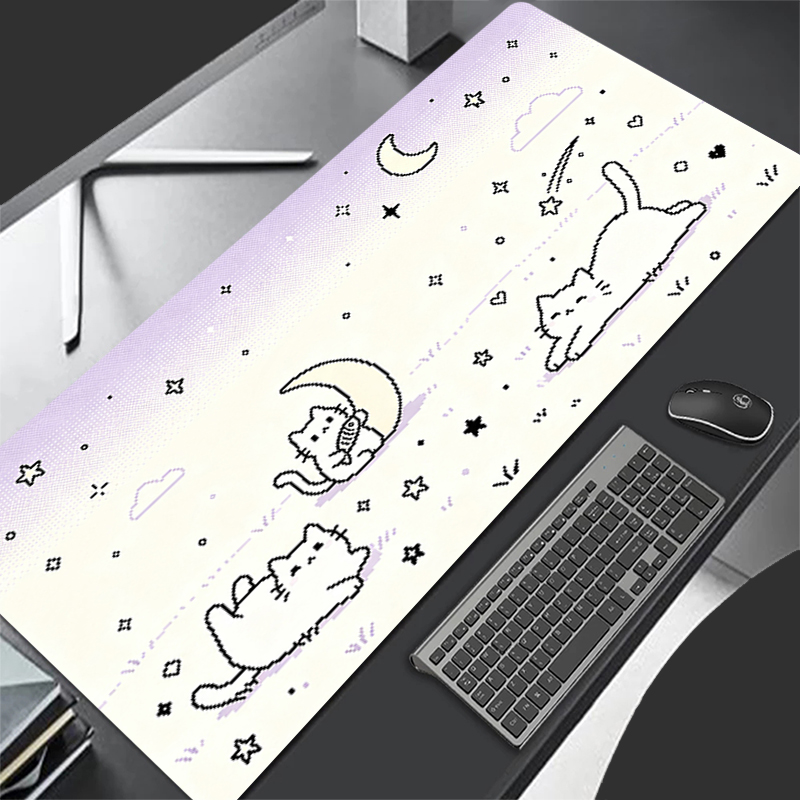 Esports Y Gaming - Düşük pikselli çizgi film mouse pad,