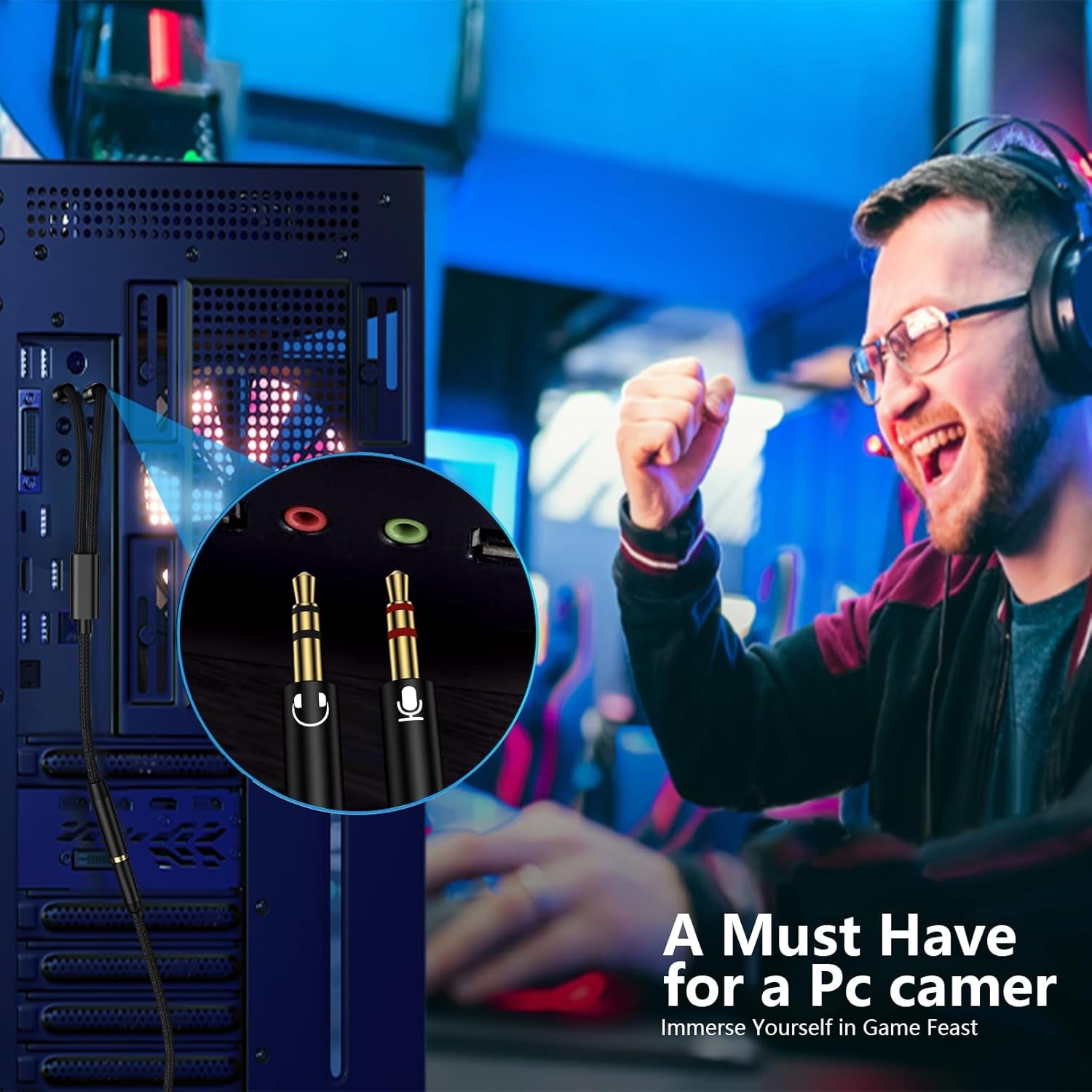 3.5mm Kulaklık Mikrofon Bölücü - Esports Gaming Splitter incelemesi ve fiyatı