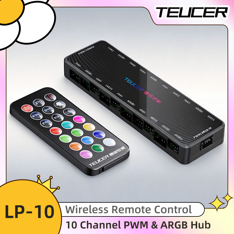 LP-10 ARGB PWM Fan Hub'ı Uzakt - Esports Gaming Splitter incelemesi ve fiyatı